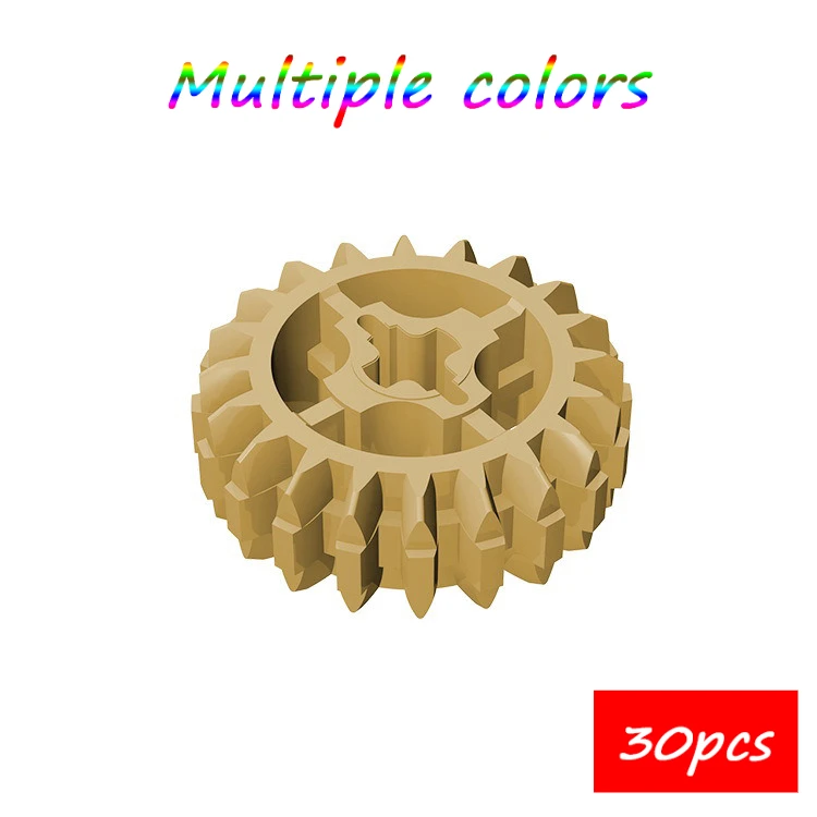 MOC 30PCS 18575 Gear 20 Tooth Building Block Kit 32269 High-Tech Educational Assemble Bricks Particle Toy Children Birthday Gift