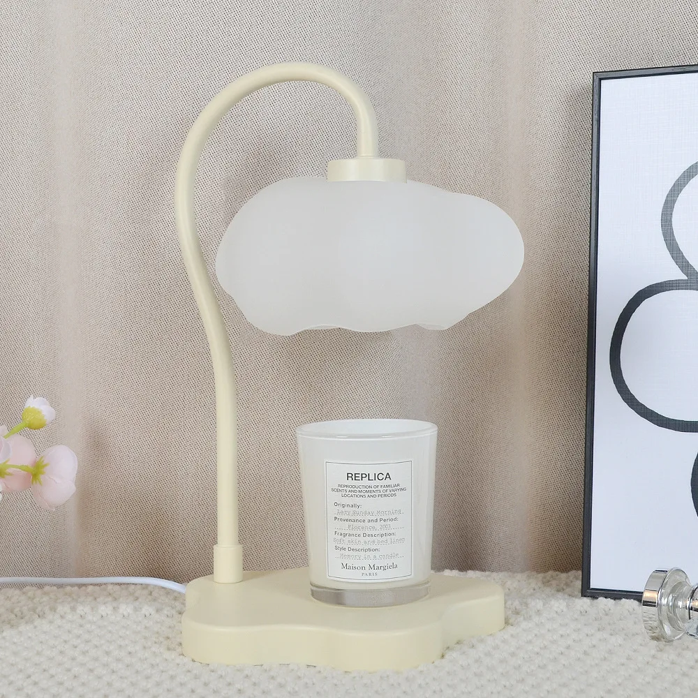 Creative Cloud Wax Melting Lamp Regular Dimming Atmosphere Night Light Diffuser Candle Aromatherapy Lamp Desktop Desk Lamp