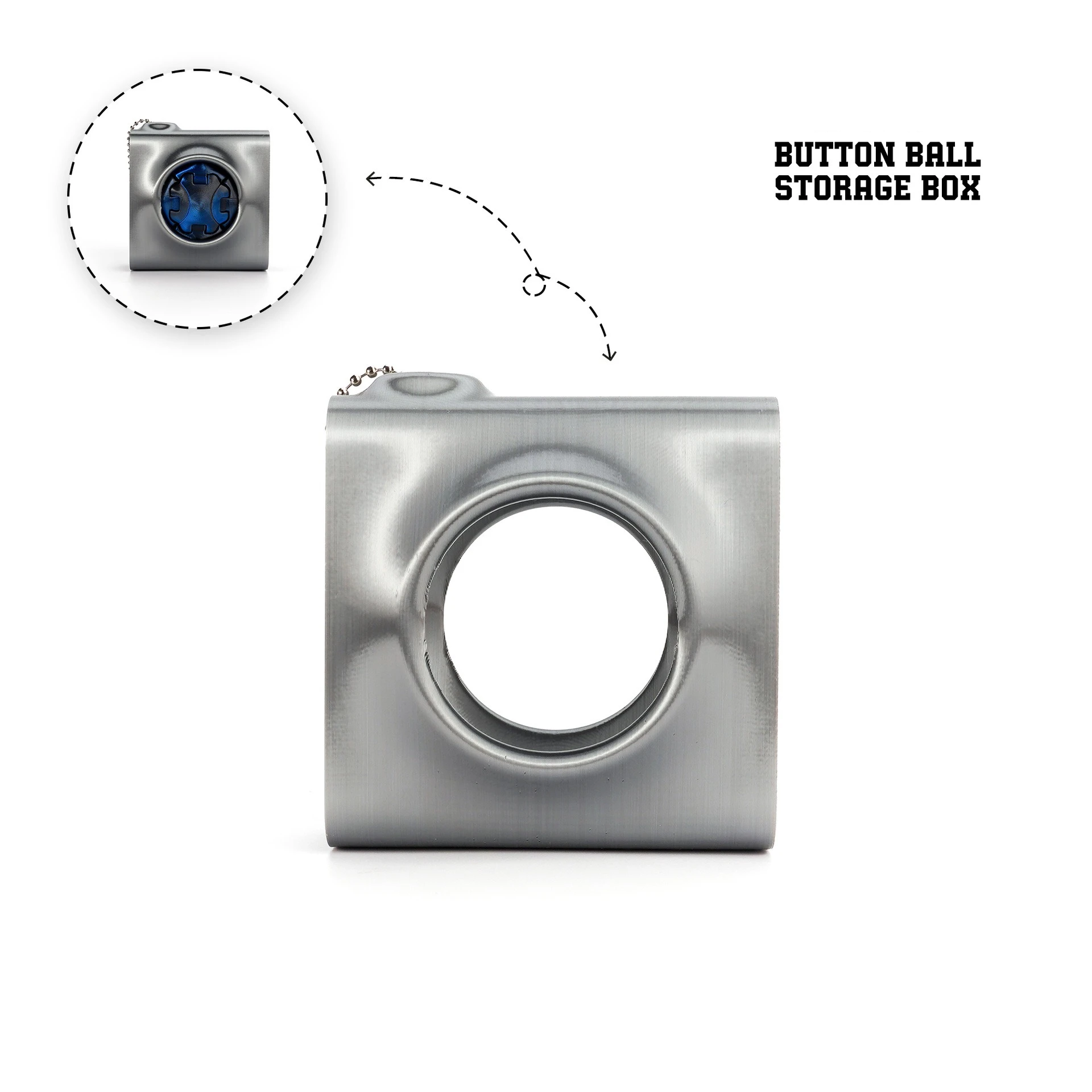 3D Printed Gear Ball Rotating  - Desk Setup Gear ulasan dan harga