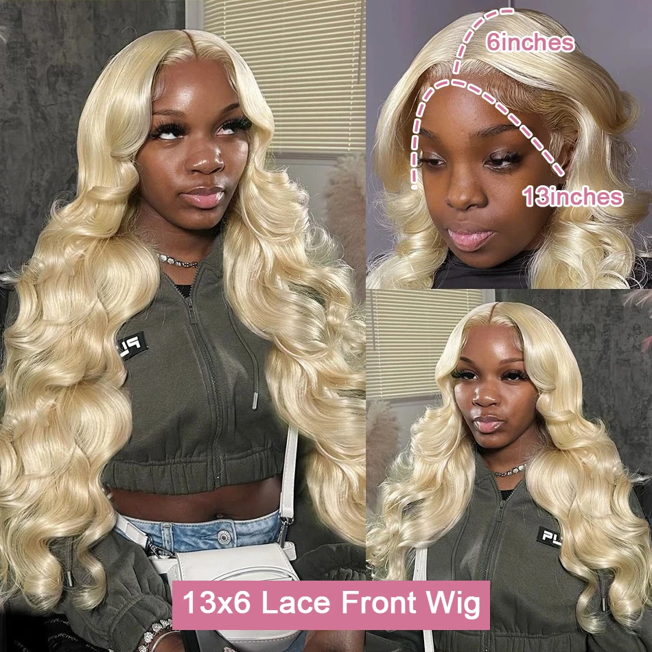 250 الكثافة 613 شقراء الجسم موجة 13x6 HD الدانتيل أمامي 100% خصلات الشعر المستعار الإنسان العسل الملونة الدانتيل إغلاق شعر مستعار أمامي للنساء السود #2