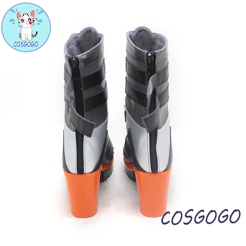 

Game Vtuber NIJISANJI Nocytx Alban Knox Cosplay Shoes Boots Halloween Party Outfit PU Leather Women Men Anime