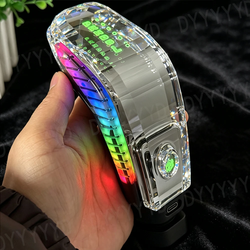

Car Crystal LED Gear Shift Knob Lever Handle For Honda 10th gen Accord 2018-2022Civic Fit CRV XRV Vezel With LED Atmosphere Ligh