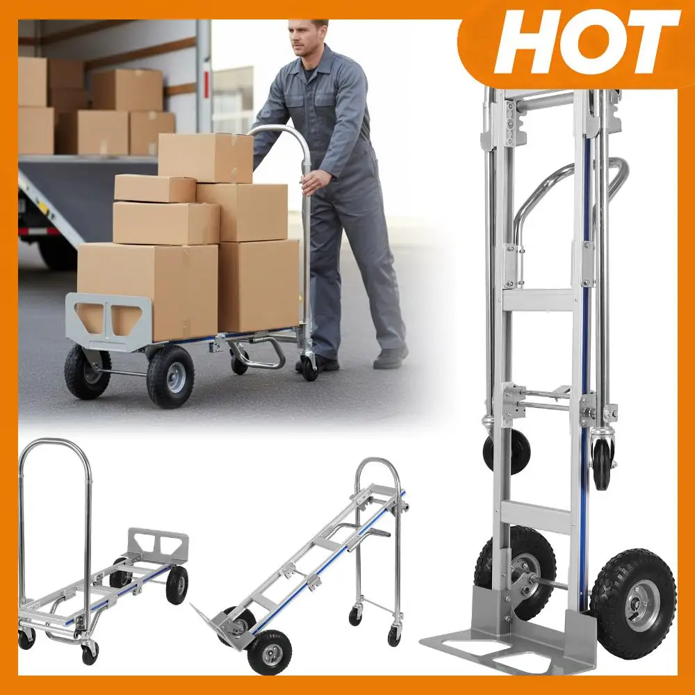 

Shock Proof Luggage Dolly Rust Proof Reinforced Frame Moving Dolly Wear Resist for Warehouse Factory Retail Store Office