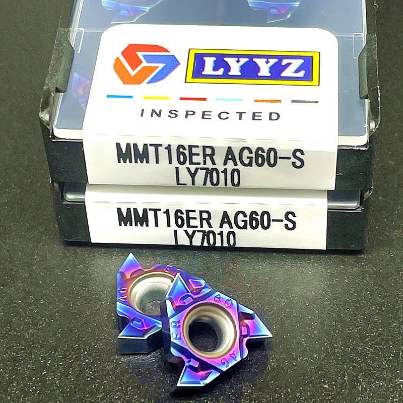 MMT16ER AG60-S MMT16IR AG60-S High quality nano blue thread insert cemented carbide blade CNC tool blade 16ER 16IR AG60