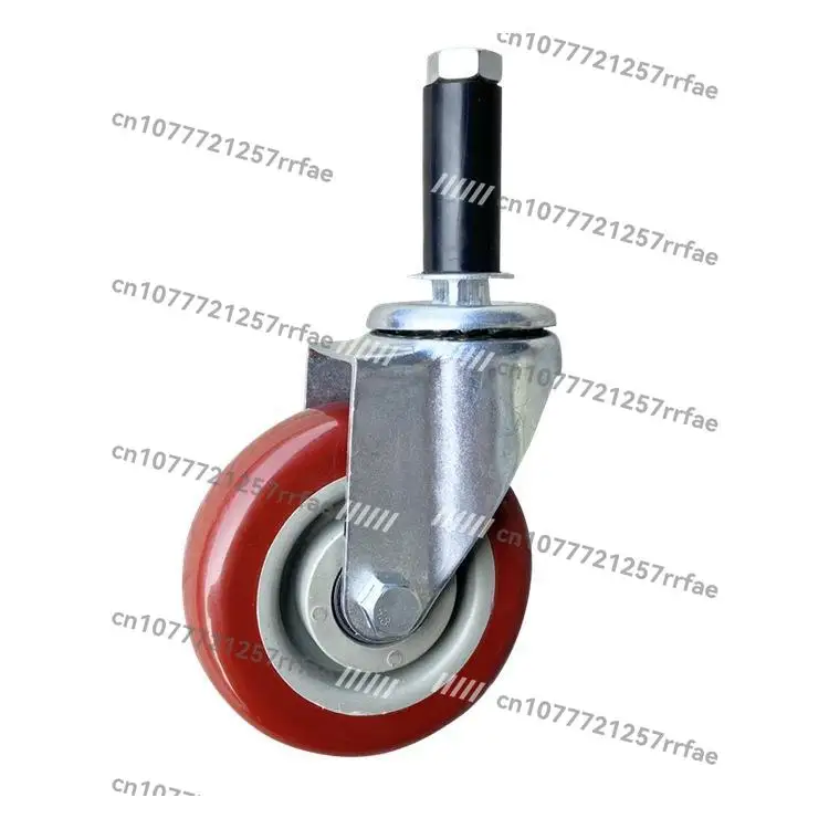 

3 inch 4 inch expansion tube caster rod wheel table caster insert rod composite tube wheel lean tube caster