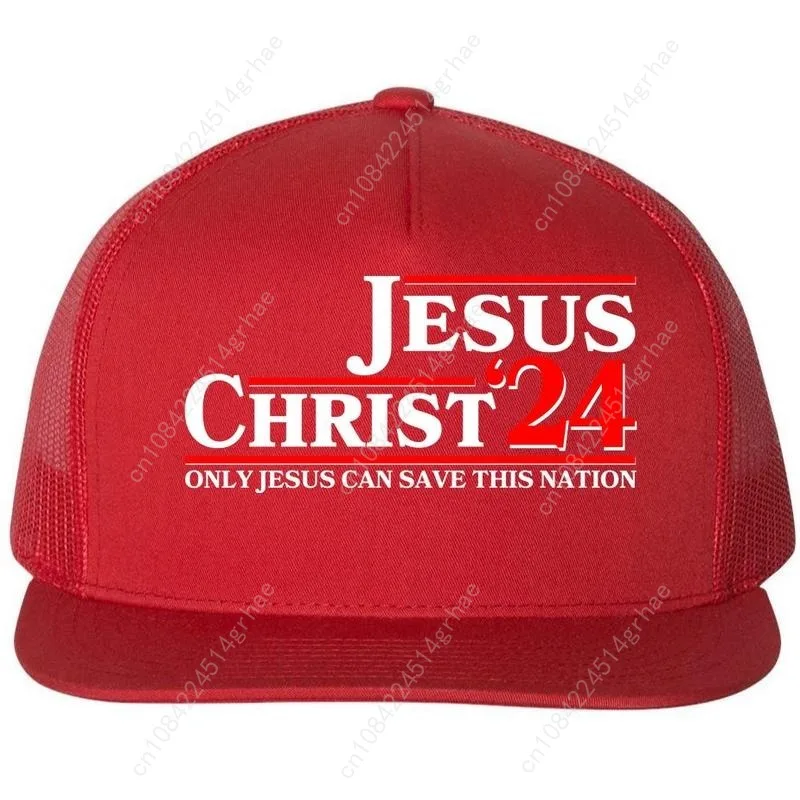 التصويت يسوع المسيح 2024 فقط يسوع يمكن أن تنقذ هذا الأمة الولايات المتحدة الأمريكية الانتخابات الرئاسية المسيحية الكاثوليكية الإيمان Snapback فاتورة مسطحة #4