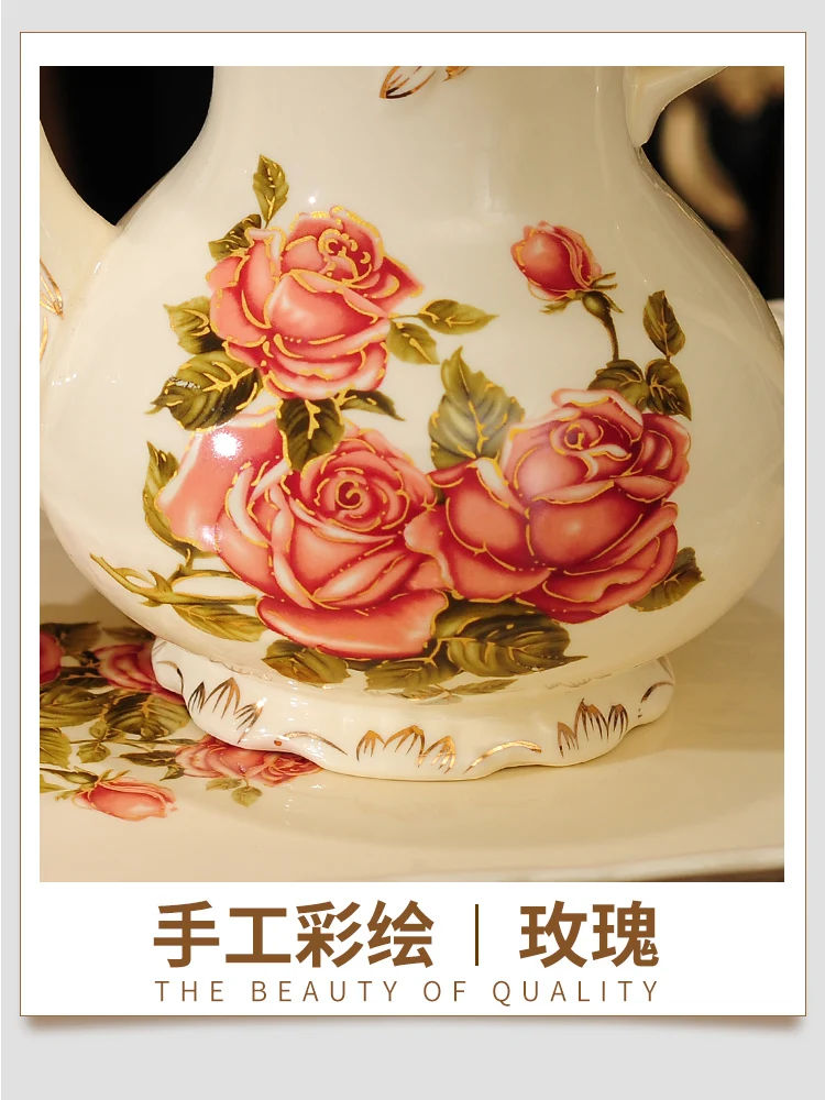 Creative European Style Teaware Set with Tray