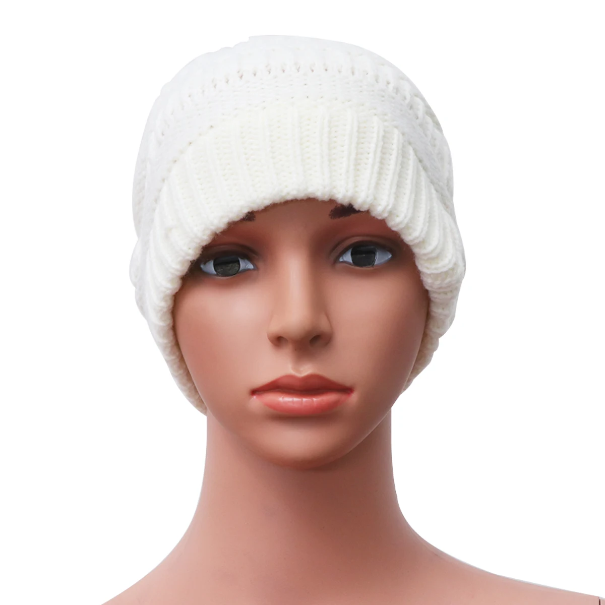 

Beanie Hat Scarf Thermal Women's Hats & Caps Knitted Autumn And Stylish