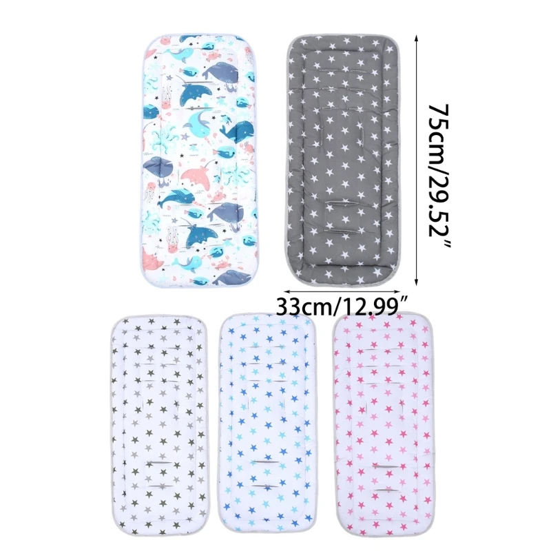 Breathable Mesh Cotton Universal Baby Stroller Cushion Infant Pushchair Mat W3JF