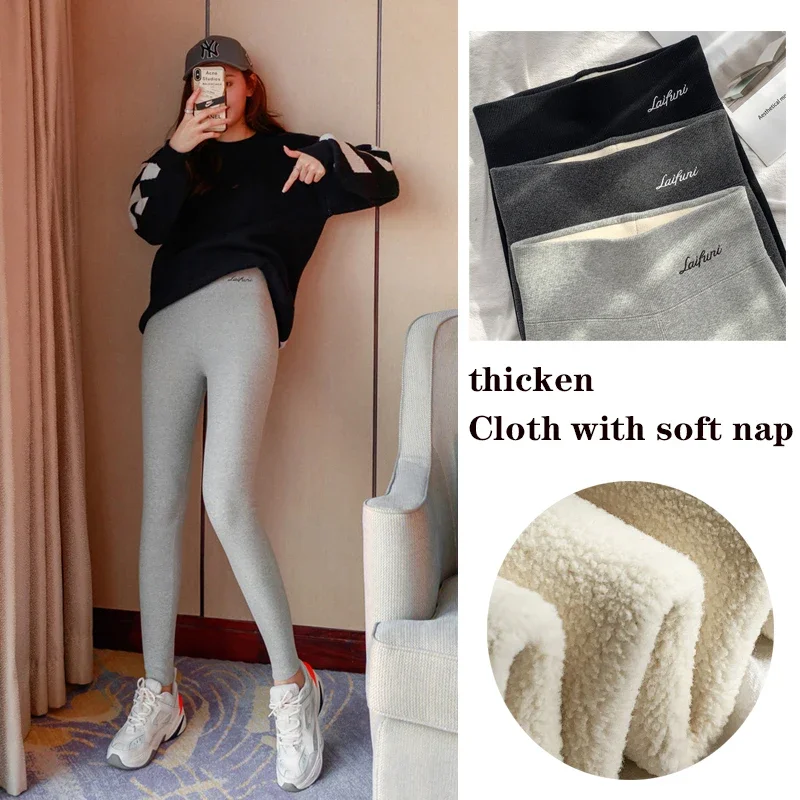 Winter Warm Leggings Women Sexy High Stretch Tight Leggings Casual High Waisted Thermal Pants Thick Leggings Sexy Girl  Fitness