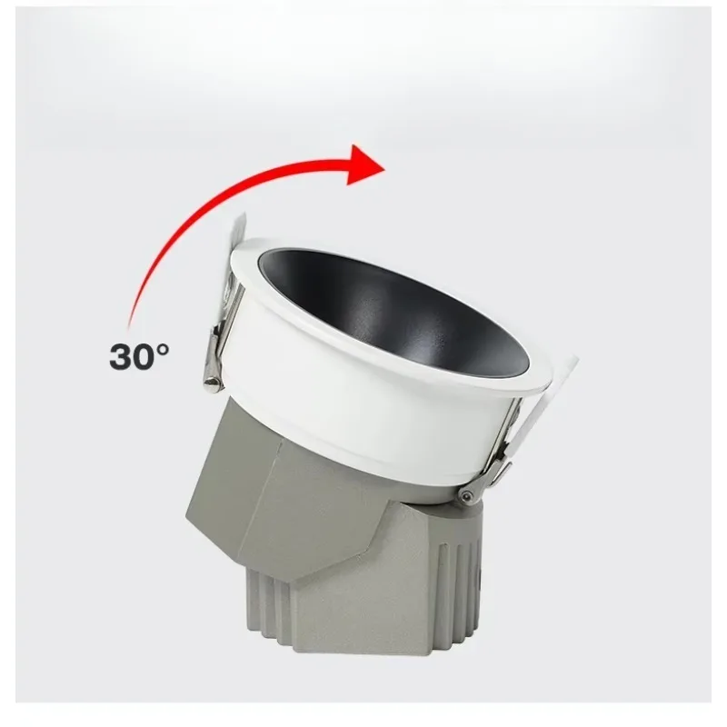 Indoor Hotel Commercial Shopping Mall Downlight Aluminum Light Emitting Diode Downlight
