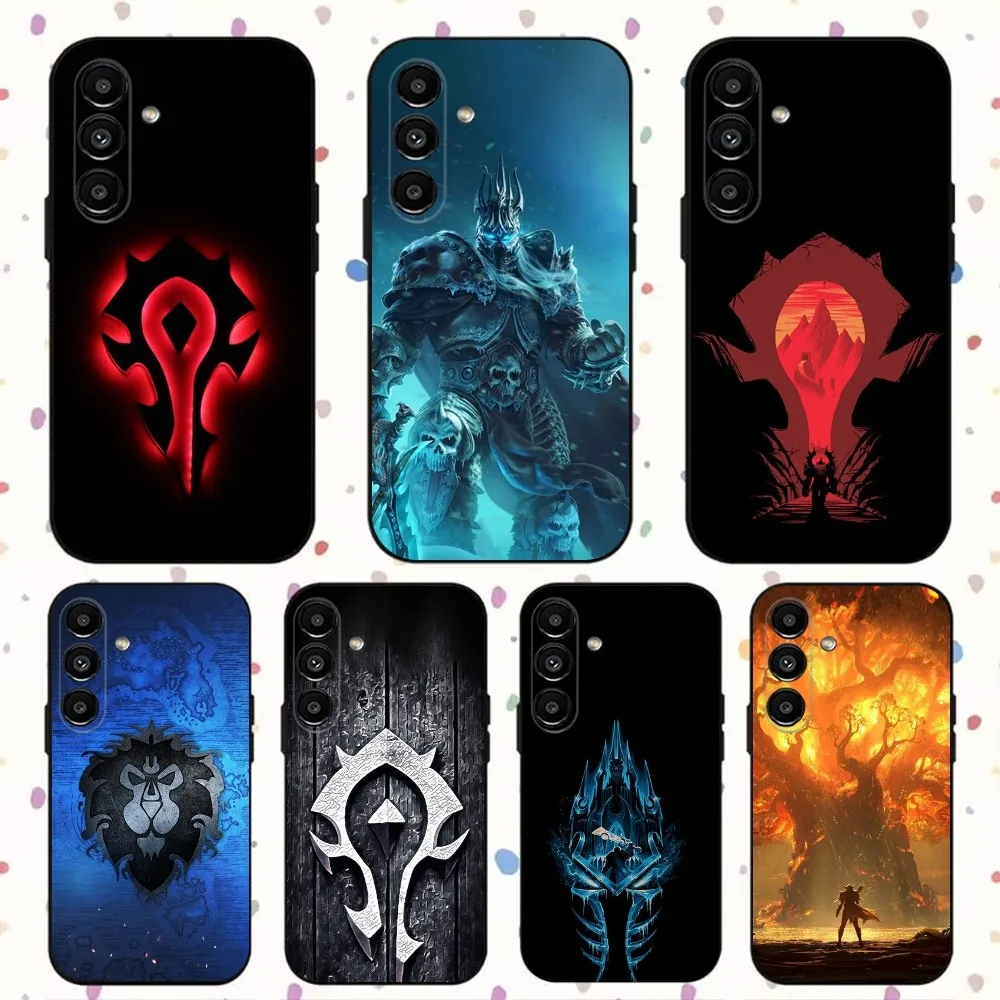 W-World Of W-Warcraft  Phone Case For Samsung S24,S21,S22,S23,S30,Ultra,S20,Plus,Fe,Lite,Note,10,9,5G Black Soft Cover