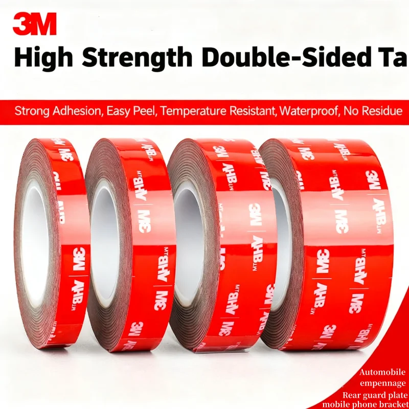 3M 5608 Strong Double-Sided Tape Waterproof Non-Trace High-Viscosity Foam Tape High-temperature Resistance for Cars Wall Tape