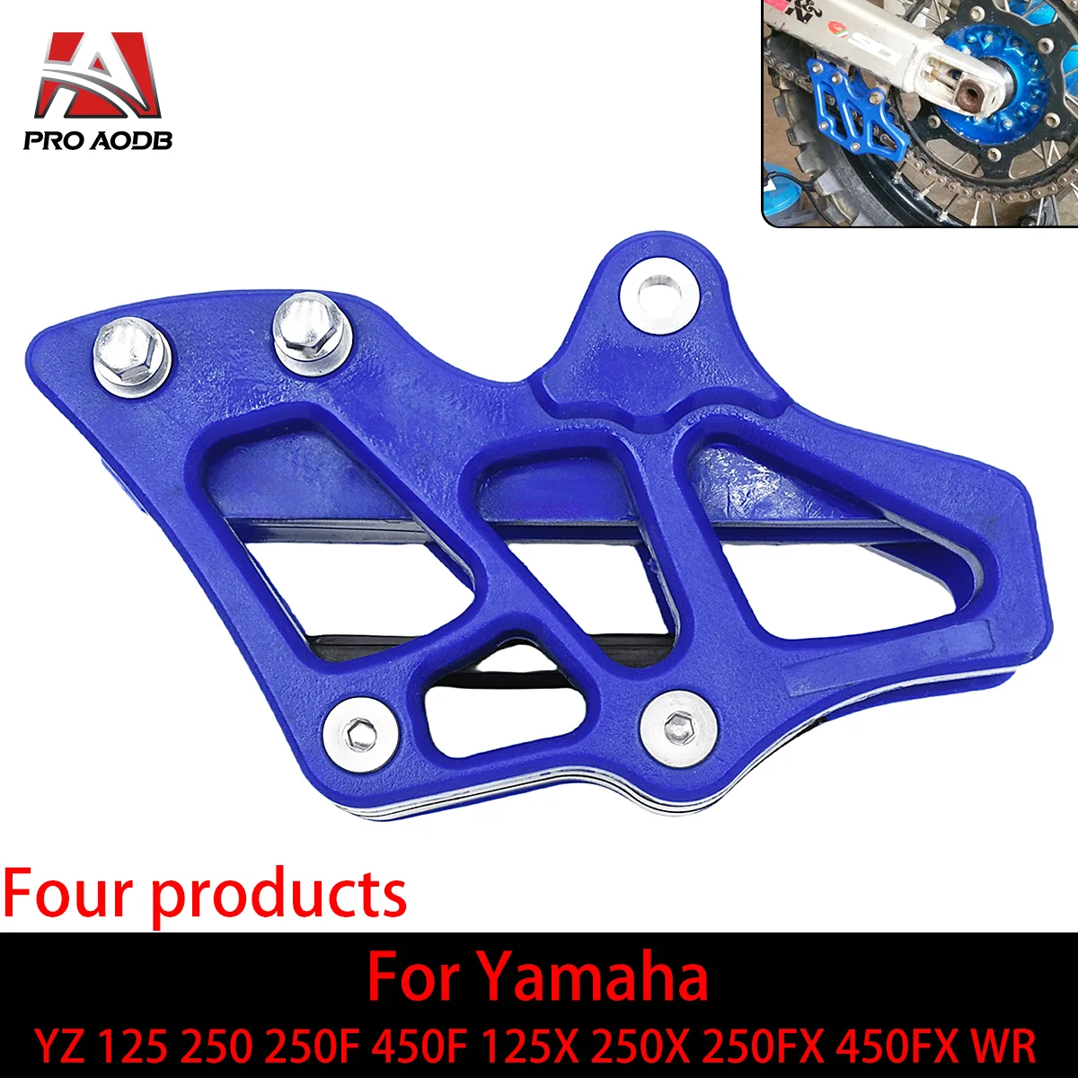 

Chain Slider Guide Swingarm Roller Chain Guide Sprocket Guard For Yamaha YZ 125 250 250F 450F 125X 250X 250FX 450FX WR 250F 450F