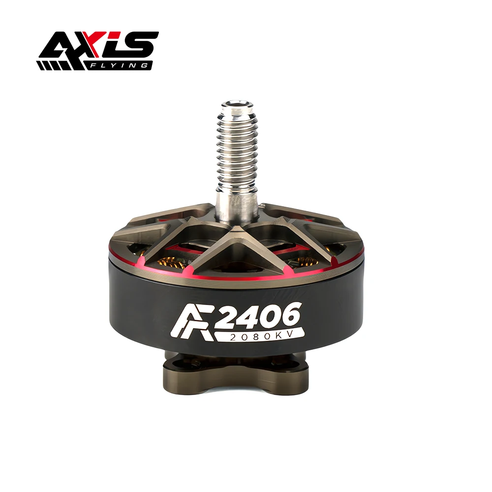 

Axisflying AF2406 2080KV 6S Бесщеточный двигатель постоянного тока 5-дюймовый радиоуправляемый дрон Фристайл FPV Мультироторный металлический дрон FPV DIY Часть