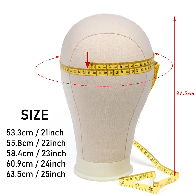 حامل عرض شعر مستعار مانيكين، رأس عارضة أزياء قماشية، نموذج مع فتحات تثبيت لصنع الشعر المستعار، الوشاح، صالون التجميل #4