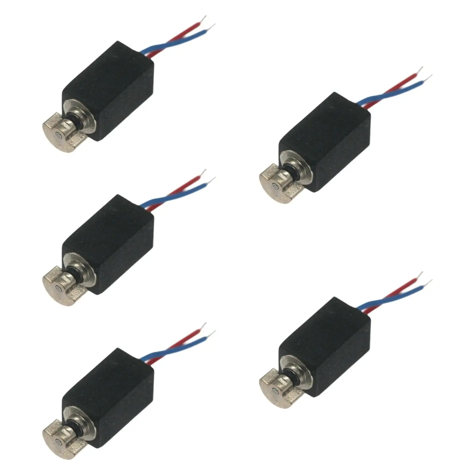 5 Stück 0408 Mikro-Vibrationsmotor, Mehrzweck-90 mA, 0,31 x 0,16 x 0,08 Zoll, Mini-Hohlbecher-Kernlosmotor für kleine Elektronikspielzeuge