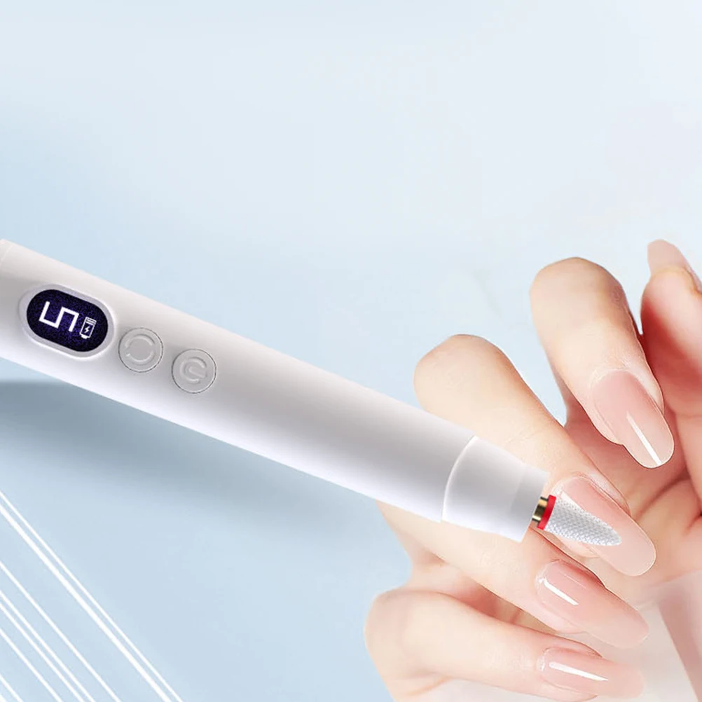 

Портативная электрическая дрель со светодиодным экраном, беспроводная перезаряжаемая пилочка для ногтей для гелевых ногтей, маникюрная шлифовальная машина, набор инструментов