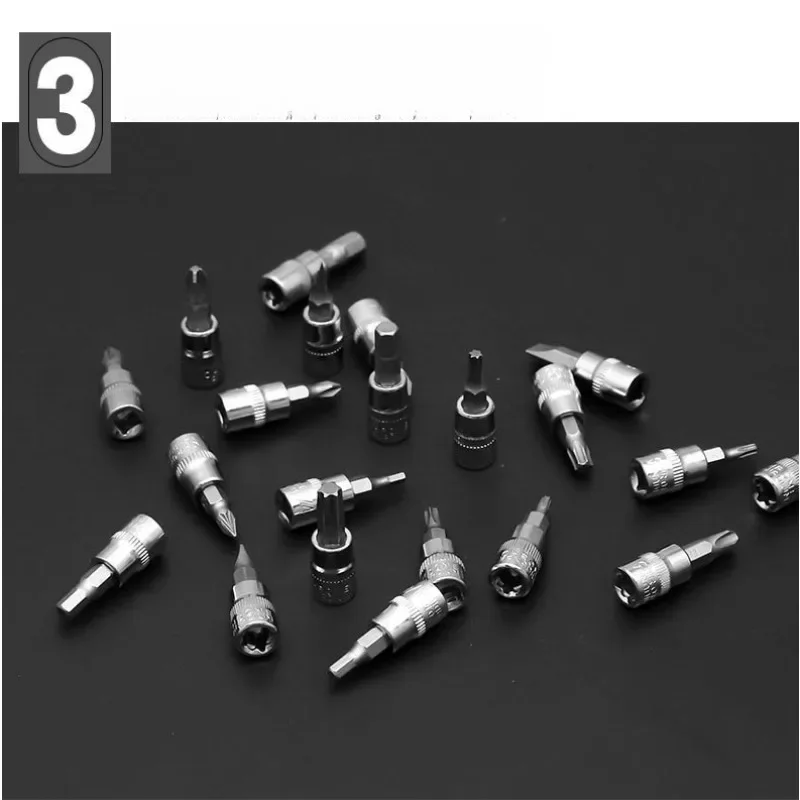 Bicycle Auto Repairing Tool Mech Car Repair Tool Kit Ratchet Torque Wrench Spanner Screwdriver Socket Set Combo Tools Kit 46pcs