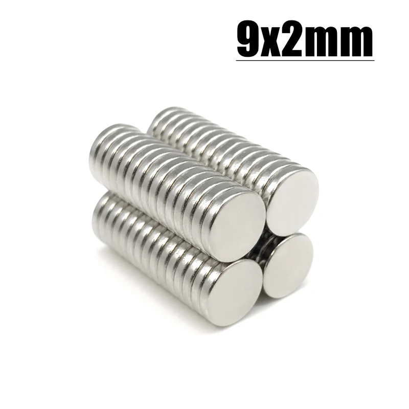9*2mm Magnet 10-500pcs N35 NdFeB Permanent Magnetic Imanes Neodymium Magnet Fridge Magnets 9x2mm Magnet Accessory