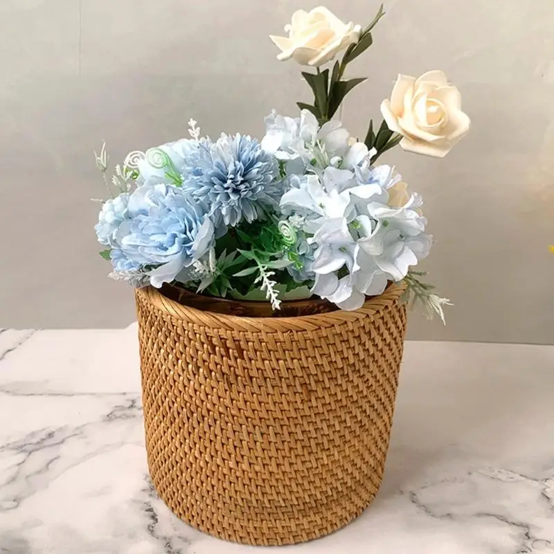 

Круглая мусорная мусорная корзина с большими возможностями для универсального использования круглой мусорной корзины мусорной