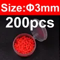 3mm Red 200pcs