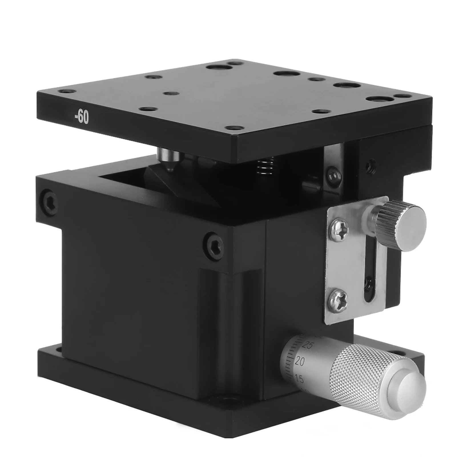 SEMZA 60 Trimming  Slide Table Fine Tuning Bearing Vertical Linear Stage 60*60*50mm Manual Linear Stages Sliding Table