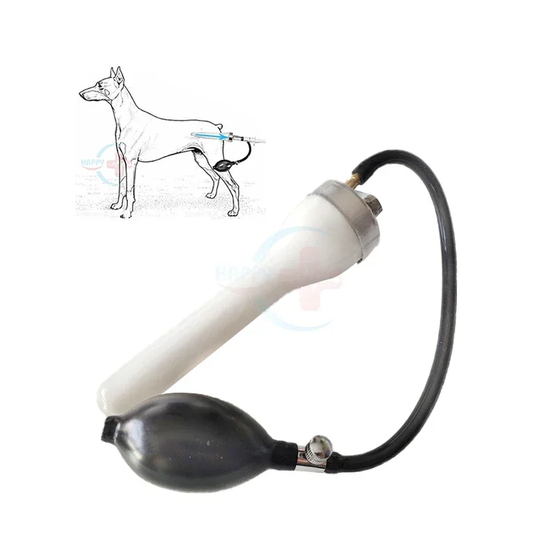 

HC-R058D Latest Dog Artificial Insemination Kits canine Inflatable ai probe