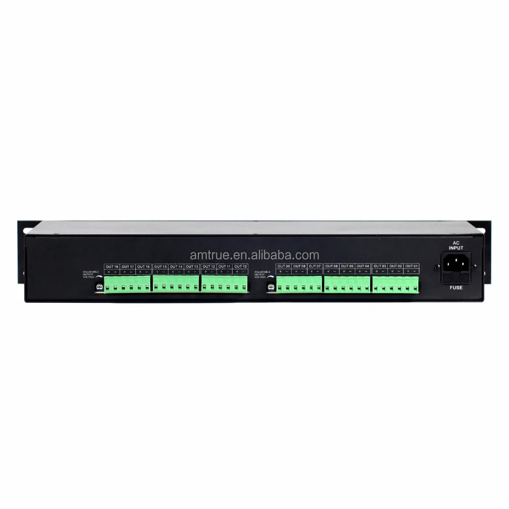 

Adjustable dc power supply/variable dc power supply 20A rack mount CCTV power distribution box