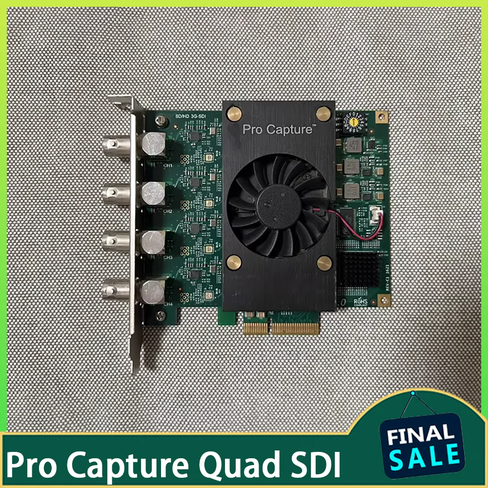 

4-channel high-definition acquisition card Pro Capture Quad SDI