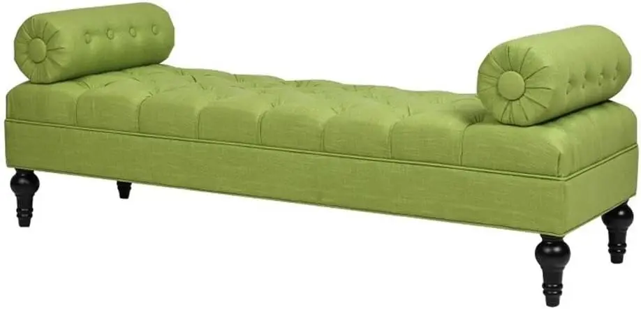 เจนิเวอร์เนียร์ เทย์เลอร์ เฮมส์ ม้านั่งทางเข้าแขน Lewis Bolster Bright Chartreuse