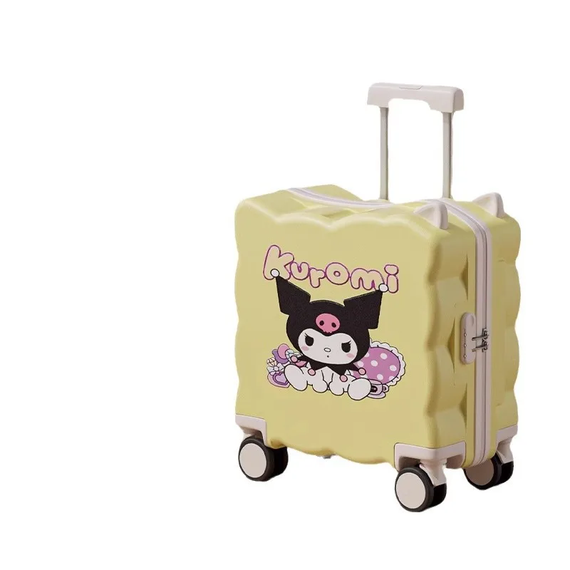 20 Inches Sanrios Children's Luggage Child Suitcase Girl Anime Figure Kawaii Cartoon Travel Trolley Box Large Capacity Leisure