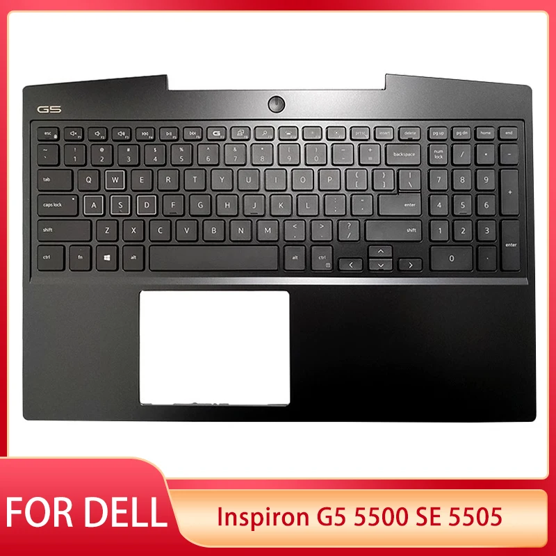 

Новинка для ноутбука DELL Inspiron G5 5500 SE 5505, американская английская клавиатура с RGB-подсветкой, упор для рук, верхняя крышка, чехол