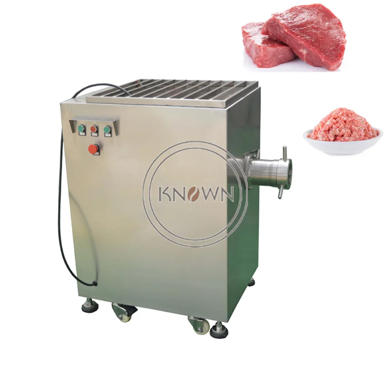 Fresh Meat Cutting Machine Cuber Chicken Beef Cutter Mixer Restaurant Duck Grinding Machine Plant Frozen Meat Grinder