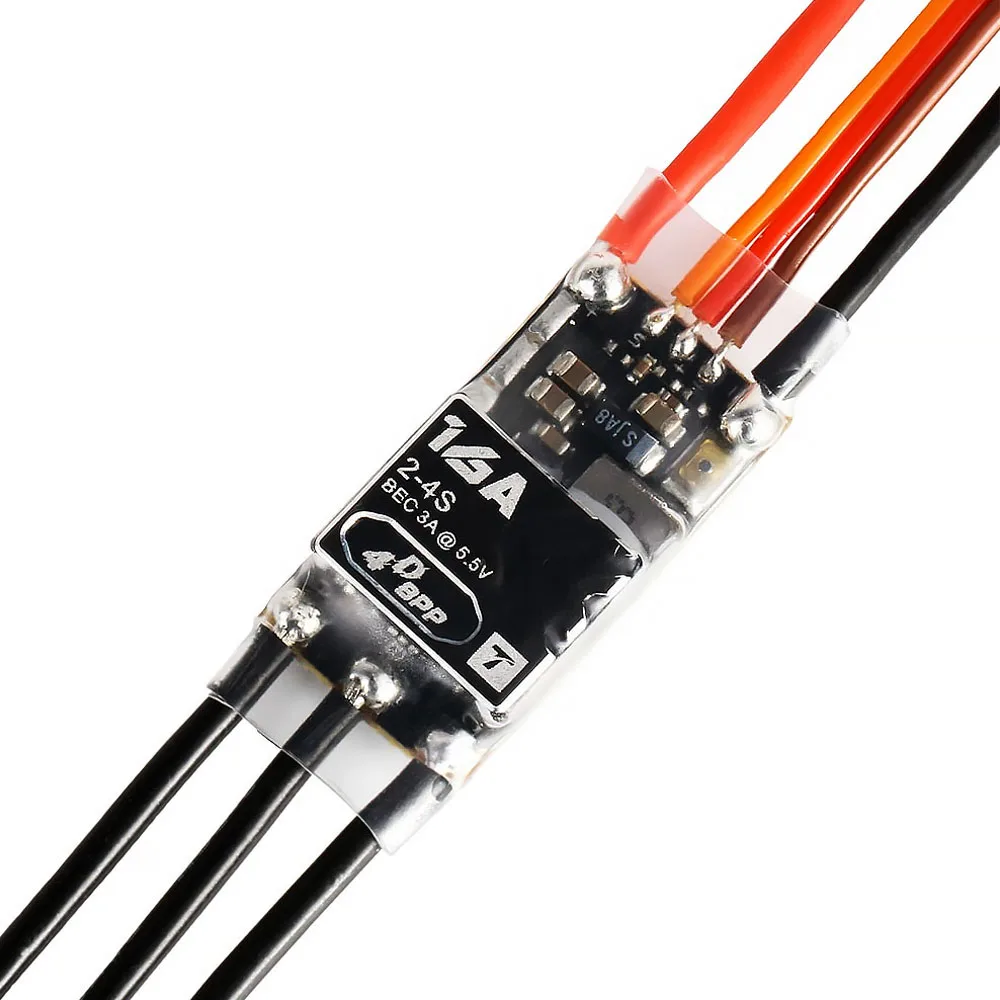 T-Motor AM16A F3P 3d/4d High Refresh Rate 2-4s Lipo 40a 20a 16a 10a Bec Brushless Esc For Multi-axle Drone Aircraft Copters