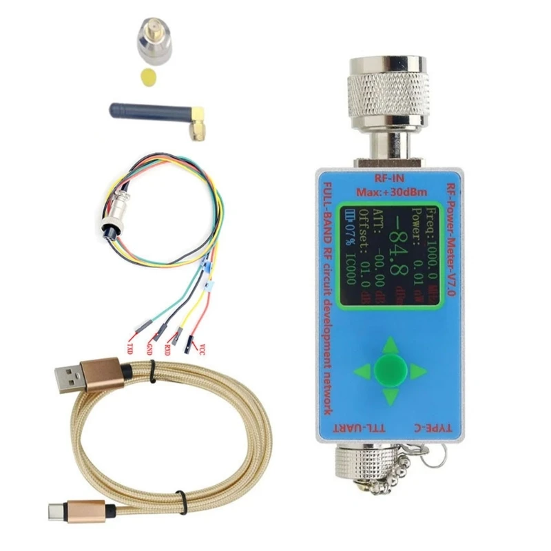 Handheld RF Power Measurement Device 7.0 Small RF Power Meter 10GHZ D46B