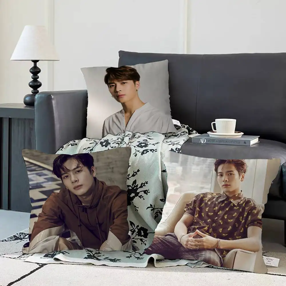 

Jackson Wang Decorative Room Aesthetics Pillow Case Home Decor Bedroom Sofa Bed Couch Pillow Cover 45x45