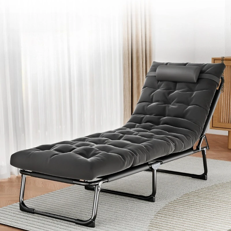 

Портативная складная кроватка для кемпинга, легкая уличная пляжная кровать для отдыха, компактная офисная кровать для сна, регулируемая дорожная кровать