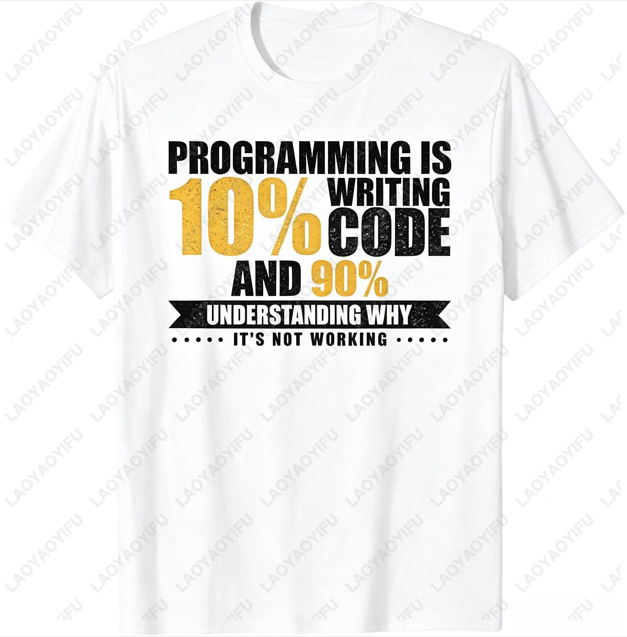 Funny Programming Gift Programmer T-Shirt Casual Fashion Loose Harajuku Man Women Streetwear Short Sleeve O-neck Summer Tees