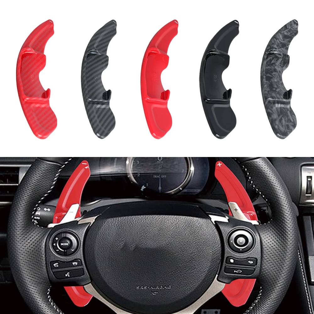 2pcs for Lexus IS 2013-2016 Car Steering Wheel Shift Paddle Extend Direct Gear Paddle Extension Auto Styling Accessories