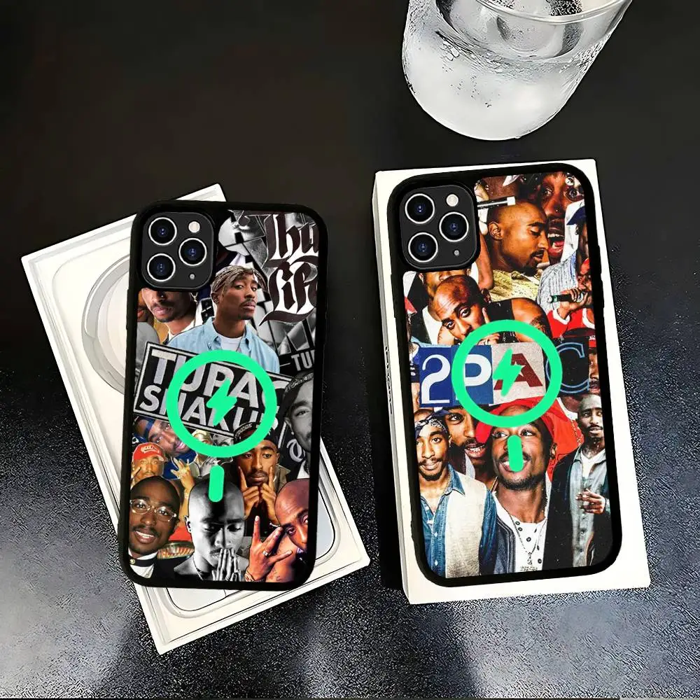 2pac Tupac For Magsafe Magnetic Phone Case for iPhone 17 16 pro max 15 Plus 14 13 12 11 Cover