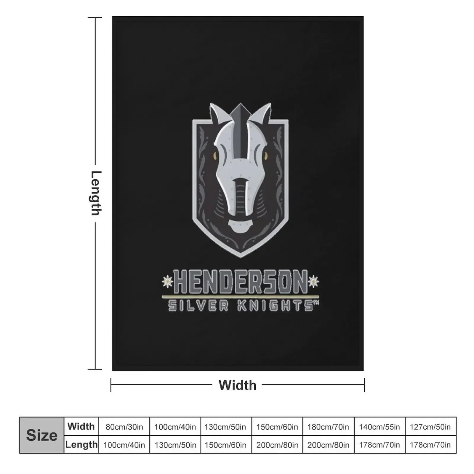 henderson silver knights Classic T Shirt Throw Blanket couch cozy soft plush fuzzy picnic outdoor blanket