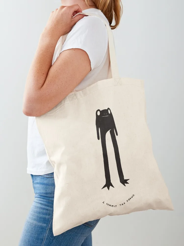 

DARK FROG (fraug) Tote Bag bag for beach Cloth bags custom bags bags woman 2025