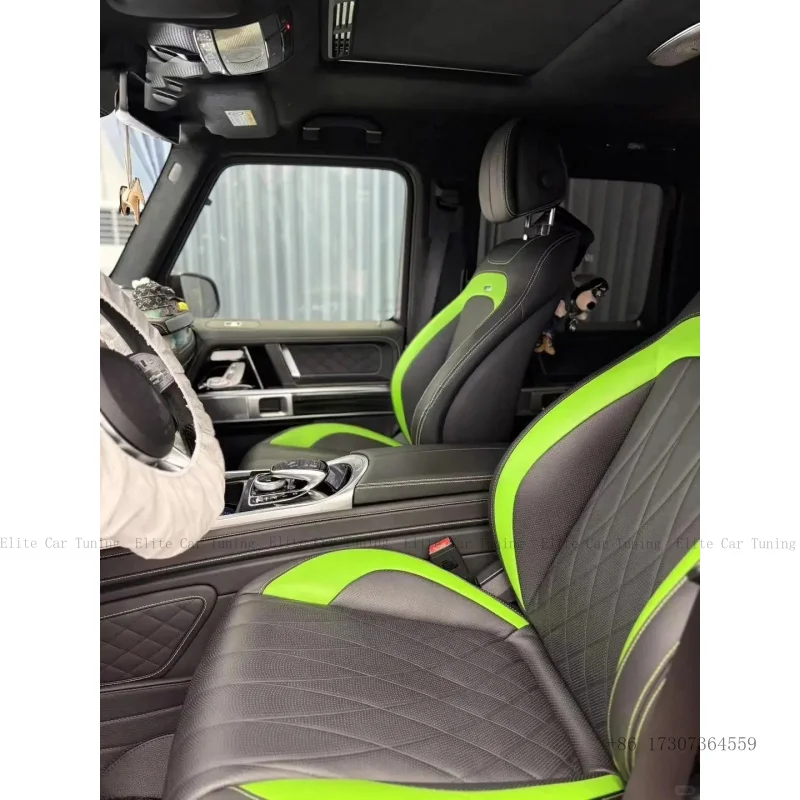 Full Set G-Class Seats Cover Upgrade Color Customization Is Supported for G300 G350 G500 G550 G63 W463 to W464