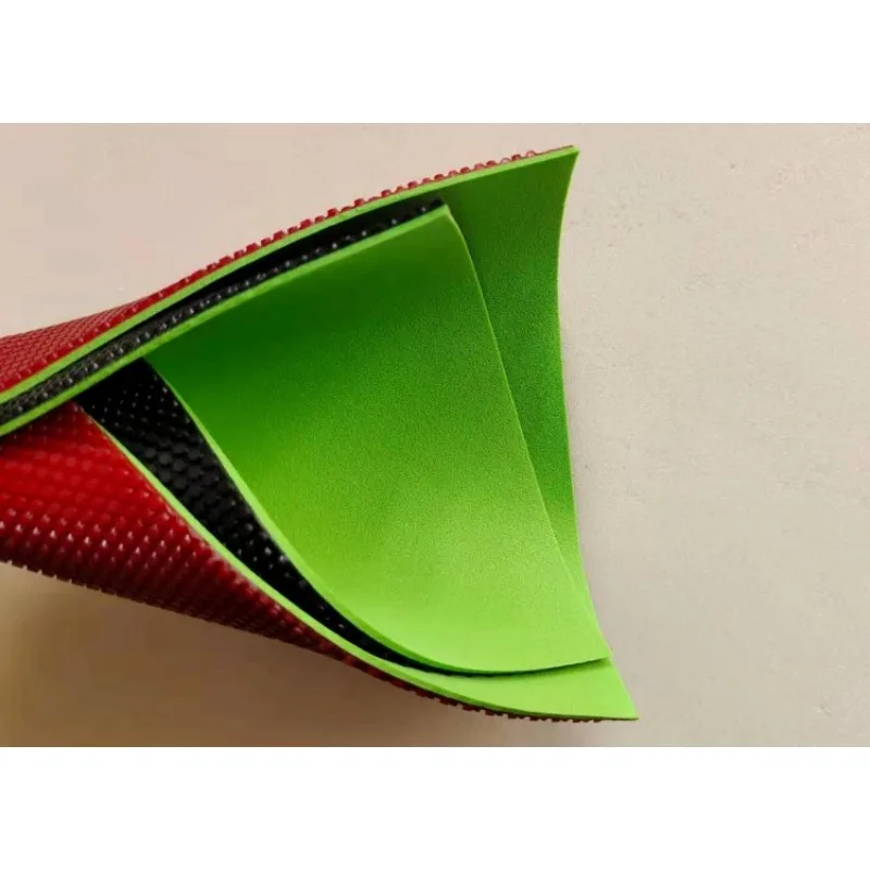 KASFU KF-126 أنابيب صفائح مطاطية لتنس الطاولة - نقاط خارجية وقصيرة مع إسفنجة طاقة الكيك مطاط بينج بونج لمكافحة الدوران الهجومية