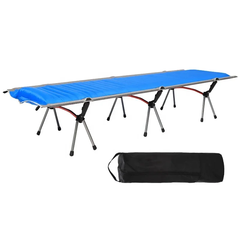 2026 Travel Cot Inflatable Folding Camp Bed Light Weight Foldable Portable Camping Bed Camping Folding Bed