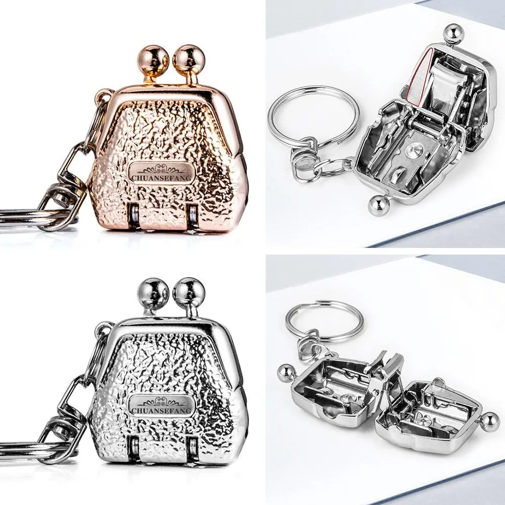 Neue Edelstahl Fingernagelknipser Trim Nägel Nagelwerkzeug Nagelschneidezange Faltbares Gepäckfach Schlüsselanhänger für Unisex