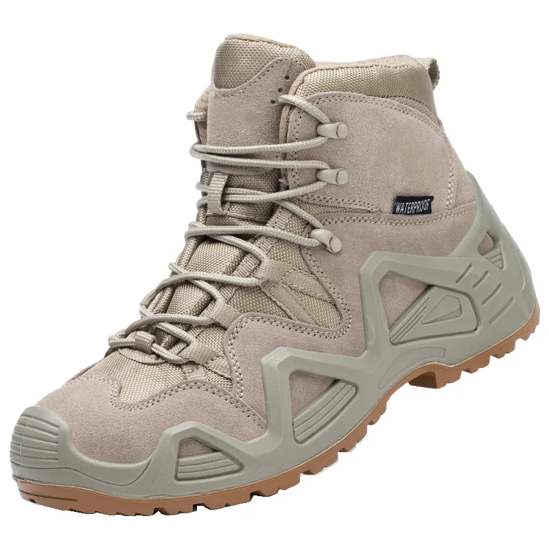 

Russian Sle Tactical Boots Outdoor Climbing oes Men's Anti-slip Hiking Mountain Climbing oes Haix Mid-calf