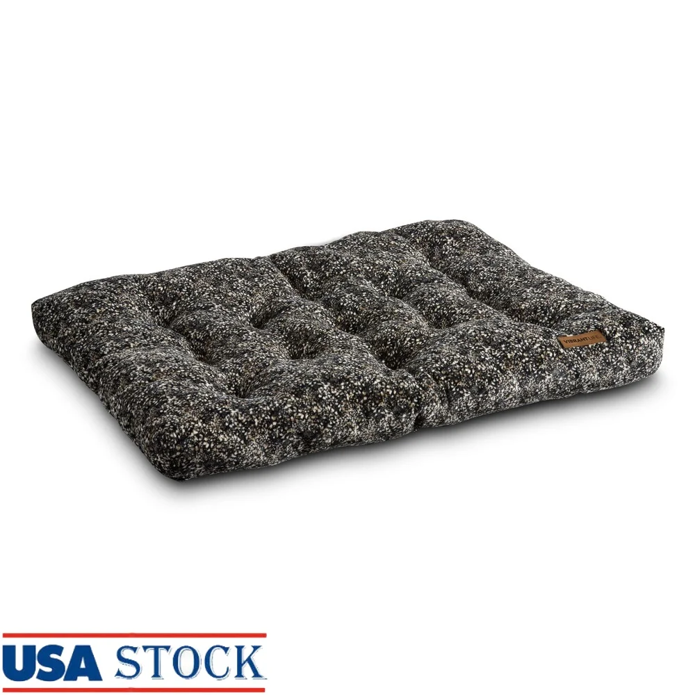 سرير كلب كبير جدًا بتصميم معنقدة من القطيفة، مواد متينة قابلة للغسل في الغسالة، منطقة نوم مريحة وناعمة، سلالات كبيرة