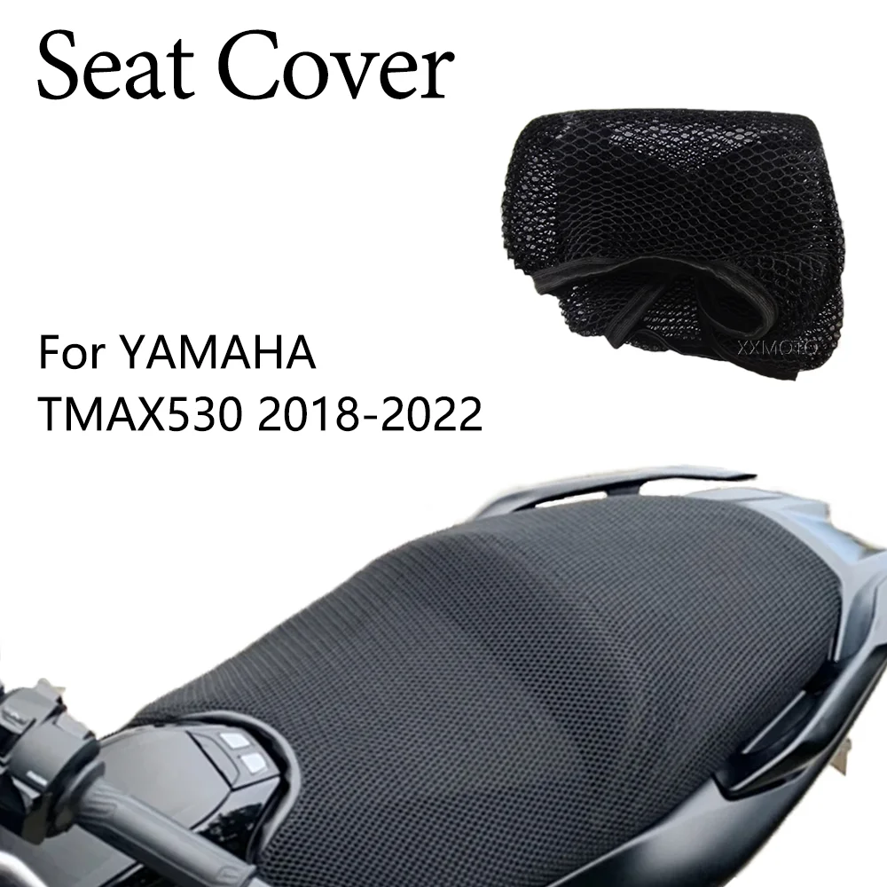 For YAMAHA TMAX-530 TMAX530 TMAX 530 2018-2022 Motorcycle Seat Cover Heat Insulation 3D Breathable Non-Slip Protection Cushion